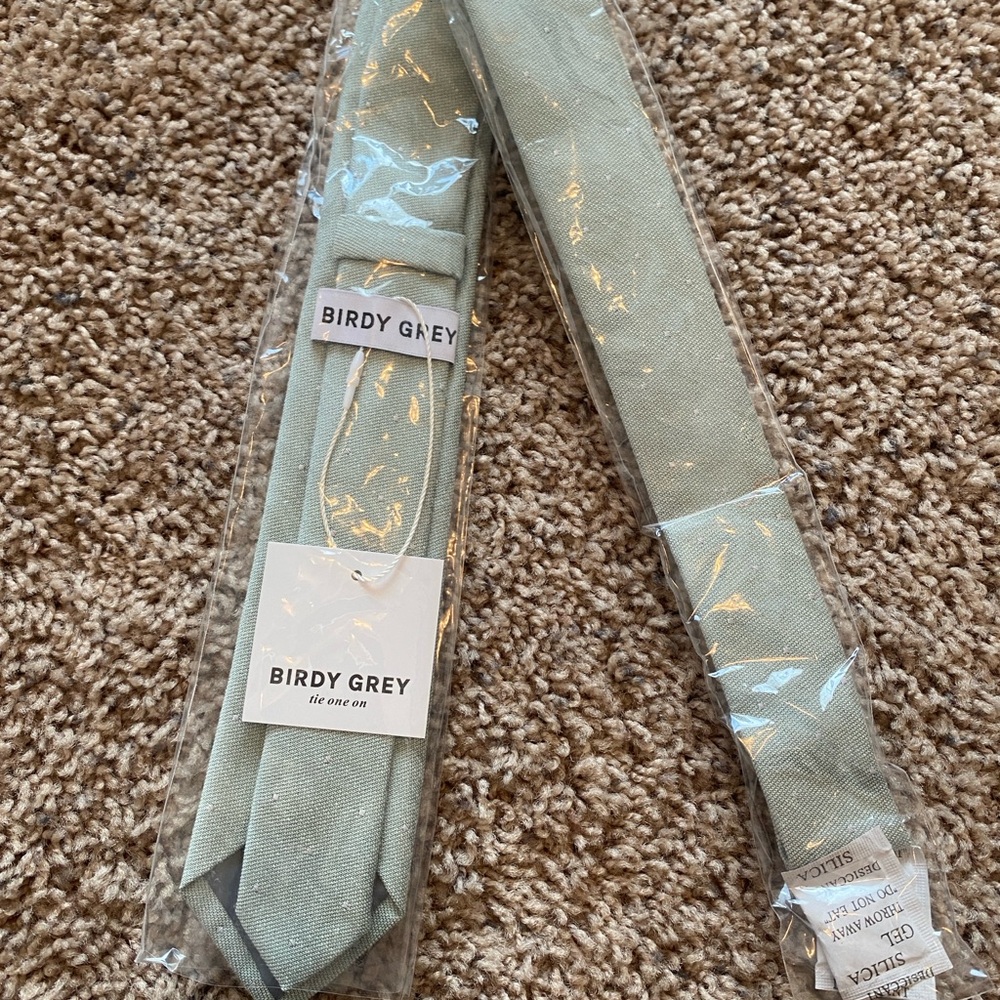 Birdy Grey Mint Green Ties